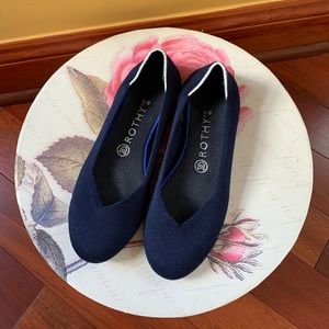 Rothy’s Navy Blue Flat Shoes
